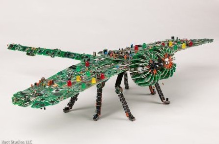 PCB板做成的昆虫模型4